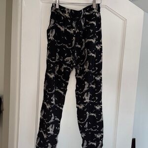 Obey Black and White Patterned Women’s Joggers